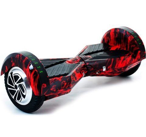 Гіроскутер SMARTWAY Lambo Led + App 8" (Flame) 18726 фото