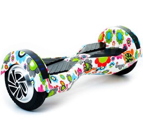 Гіроскутер SMARTWAY Lambo Led + App 8" (Flower) 18735 фото